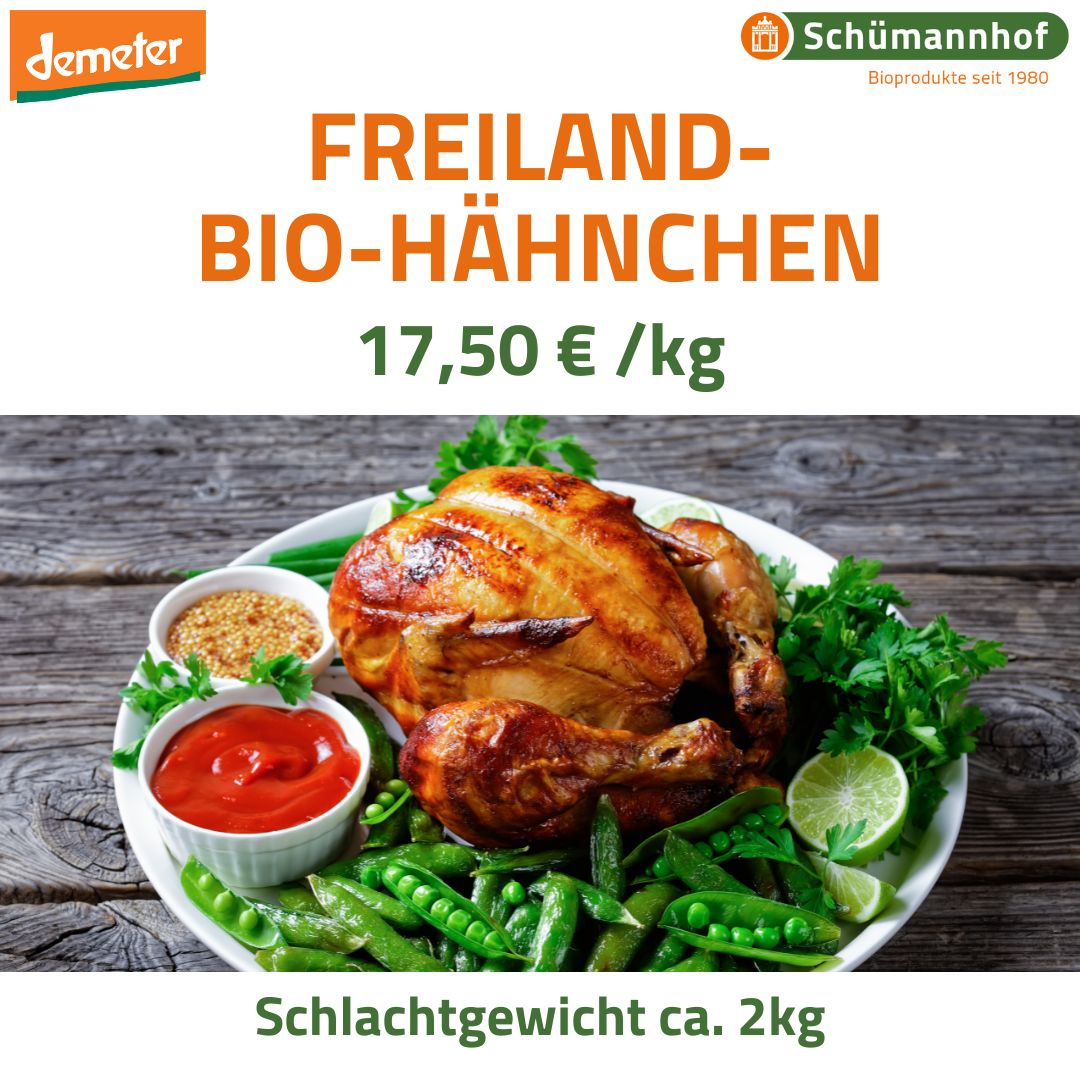 Freiland-Hähnchen